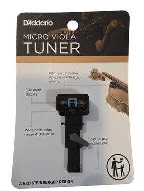 New D'Addario Micro Viola/Violin Tuner